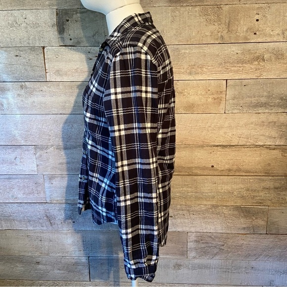 American Eagle  women’s plaid boyfriend fit button up shirt in‎ size x-small - Picture 2 of 6